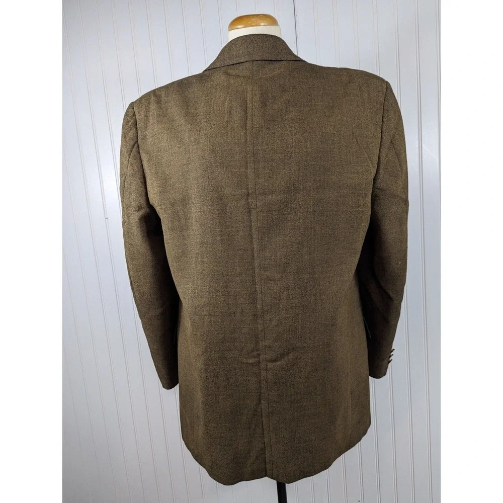 Giuseppe Fellici Blazer Jacket Mens Size 42R Herringbone Brown Pockets Canada‎